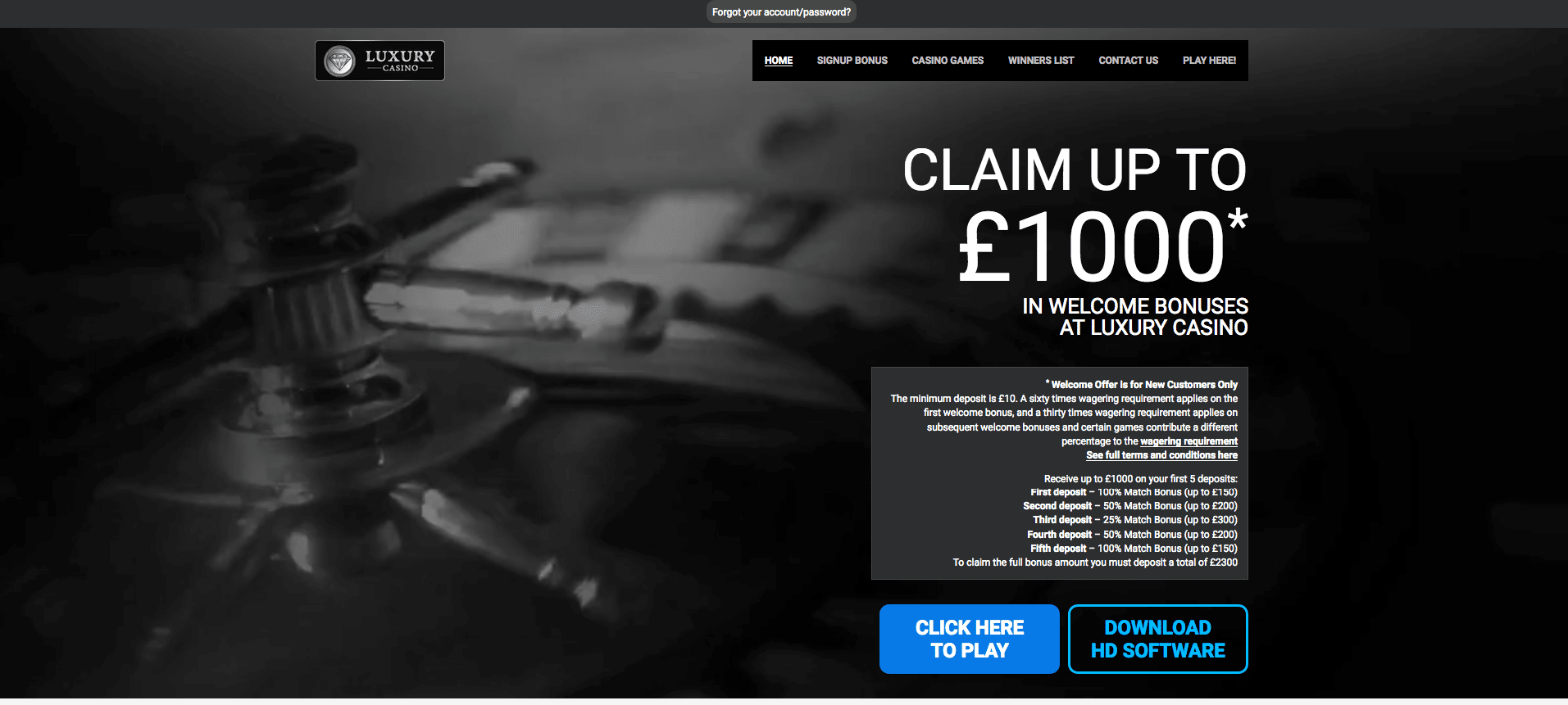 Screenshot Luxury Casino